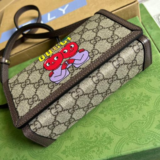 Gucci Cherry Print Mini Bag - Image 6