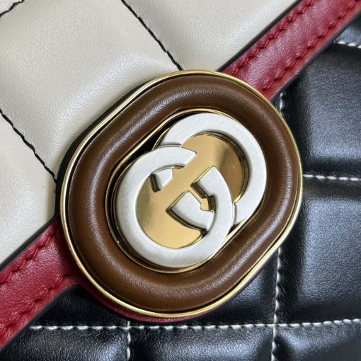 Gucci Deco Mini Shoulder Bag Red&white - Image 5