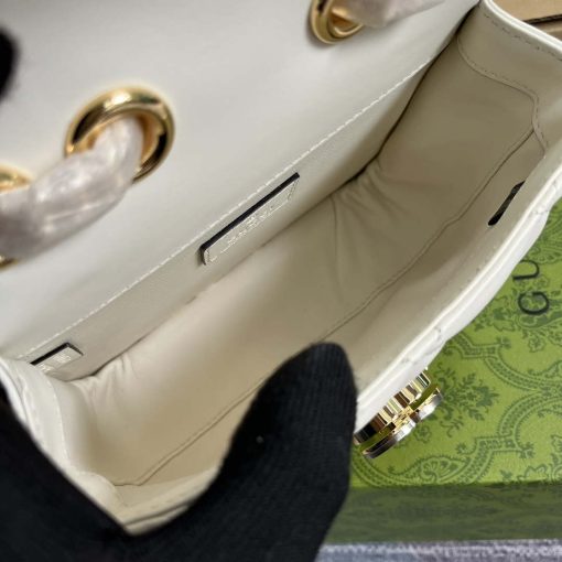 Gucci Deco Mini Shoulder Bag White - Image 9