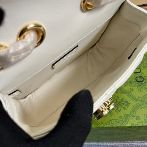 Gucci Deco Mini Shoulder Bag White - Image 9