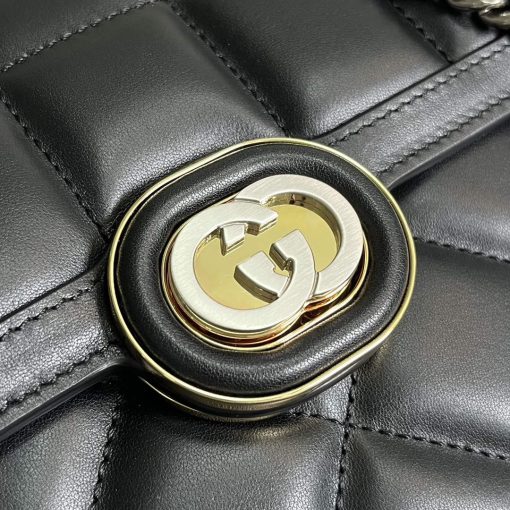 Gucci Deco Small Shoulder Bag Black - Image 6