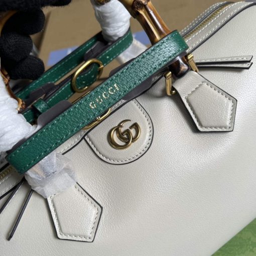 Gucci Diana Japan Limited Small Top Handle Bag White - Image 5