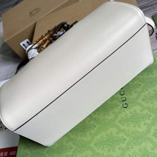 Gucci Diana Japan Limited Small Top Handle Bag White - Image 7