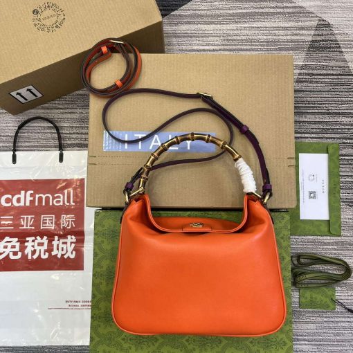 Gucci Diana Medium Shoulder Bag Orange - Image 2