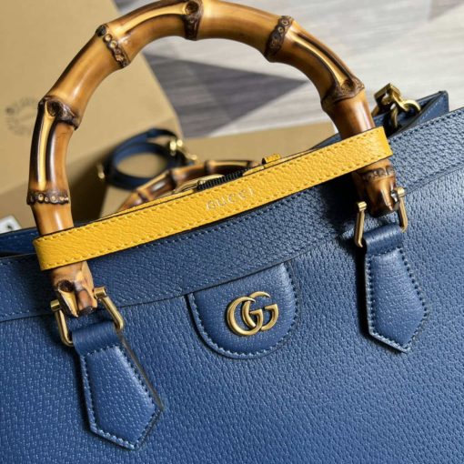 Gucci Diana Medium Tote Bag Blue - Image 5