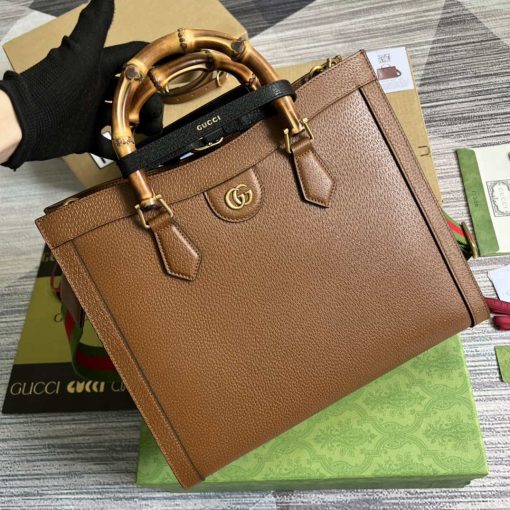 Gucci Diana Medium Tote Bag Brown - Image 4