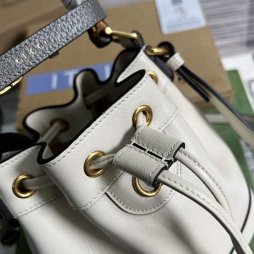 Gucci Diana Mini Bucket Bag White - Image 8