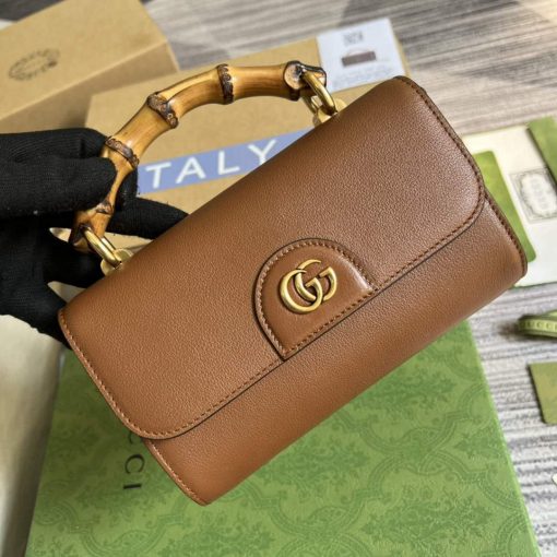 Gucci Diana Mini Shoulder Bag Brown