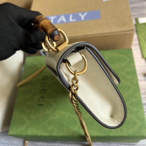 Gucci Diana Mini Shoulder Bag White - Image 4
