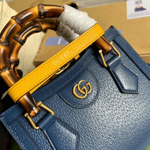 Gucci Diana Mini Tote Bag Blue - Image 5