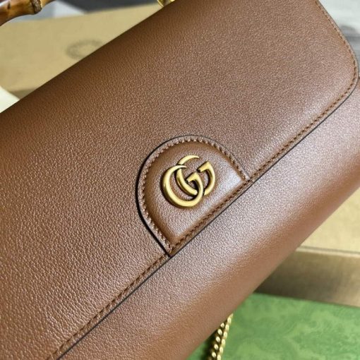 Gucci Diana Small Shoulder Bag Brown - Image 6