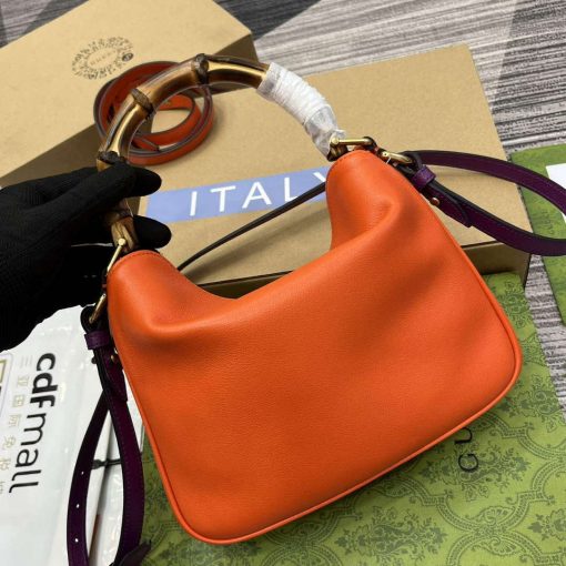 Gucci Diana Small Shoulder Bag Orange - Image 4