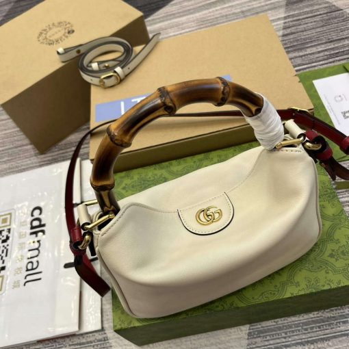Gucci Diana Small Shoulder Bag White - Image 6