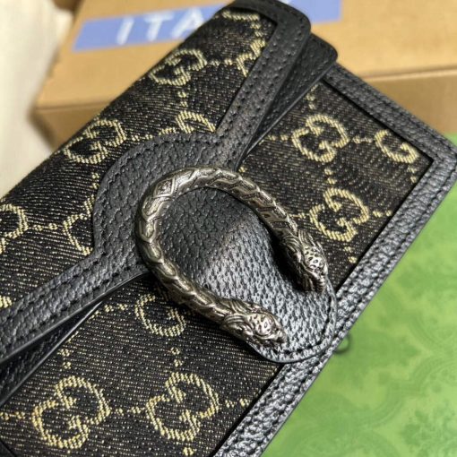 Gucci Dionysus GG Super Mini Bag Black - Image 7