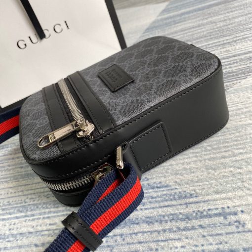 Gucci GG Black Messenger Black GG Supreme Canvas - Image 3