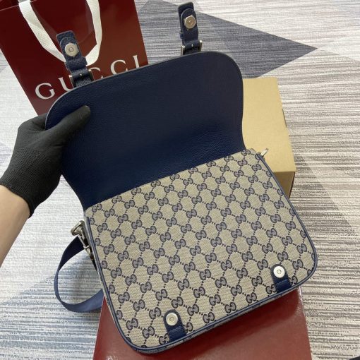 Gucci GG Crossbody Bag Dark Blue - Image 7