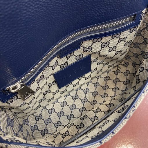 Gucci GG Crossbody Bag Dark Blue - Image 8