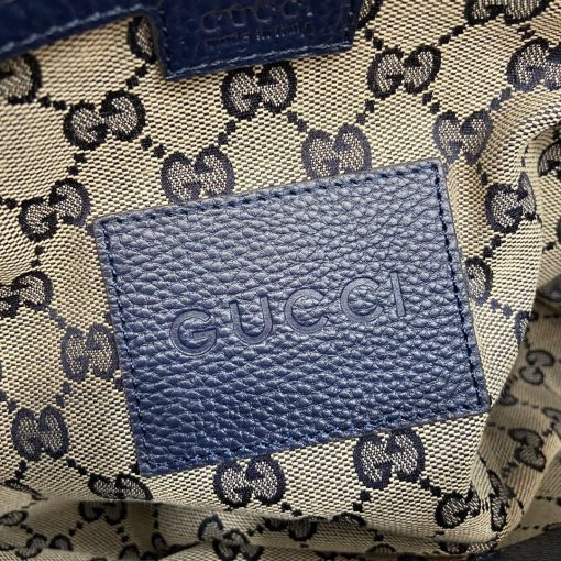 Gucci GG Crossbody Bag Dark Blue - Image 9