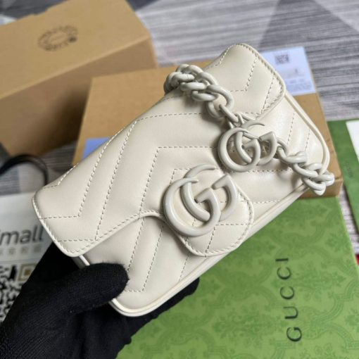 Gucci GG Marmont Belt Bag White - Image 4