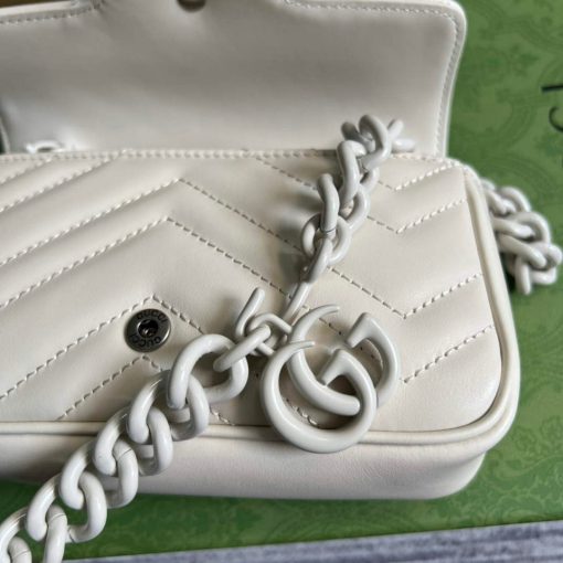 Gucci GG Marmont Belt Bag White - Image 7