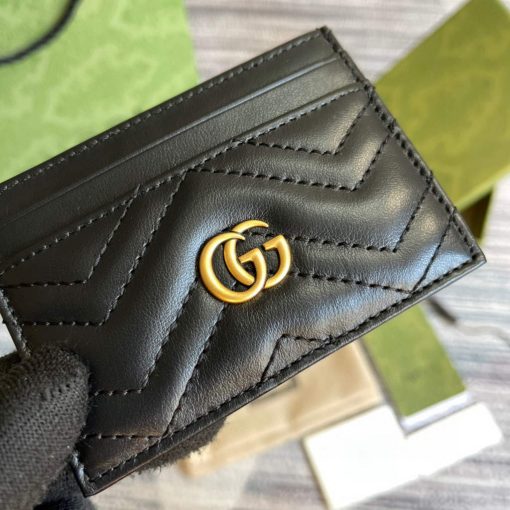 Gucci GG Marmont Card Case Black - Image 5