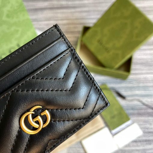 Gucci GG Marmont Card Case Black - Image 6