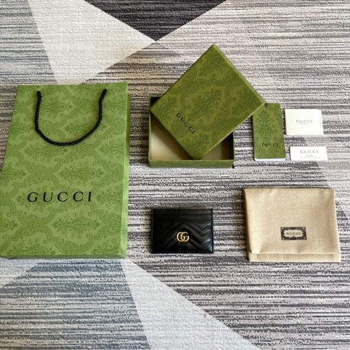 Gucci GG Marmont Card Case Black - Image 9