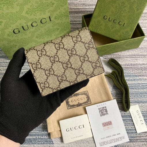 Gucci GG Marmont Card Case Wallet White - Image 2