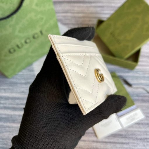 Gucci GG Marmont Card Case White - Image 3