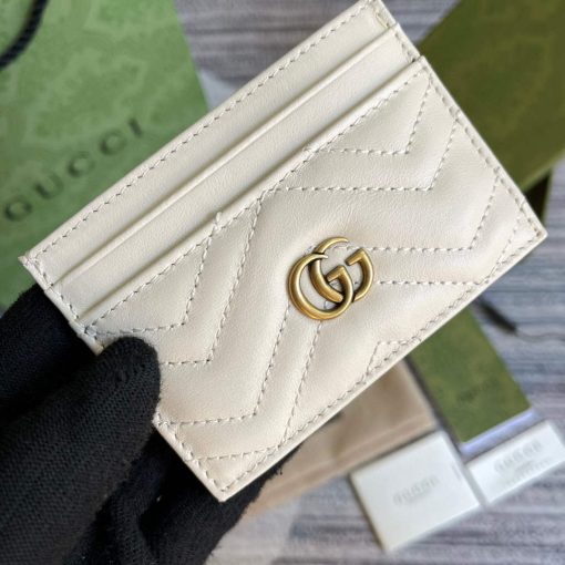 Gucci GG Marmont Card Case White - Image 6