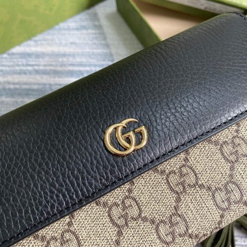 Gucci GG Marmont Chain Wallet Black - Image 5