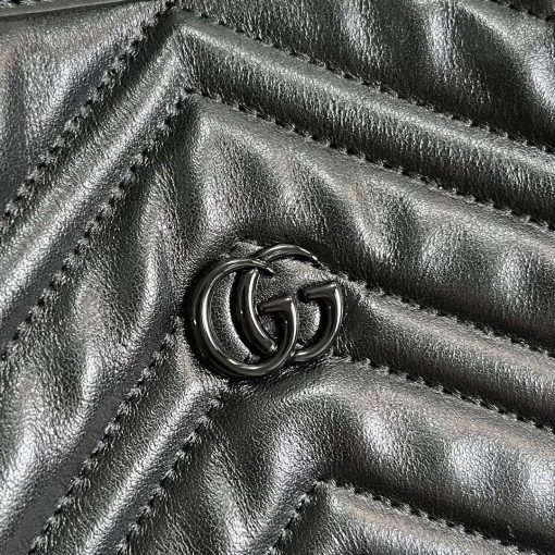 Gucci GG Marmont Large Tote Bag Black - Image 5