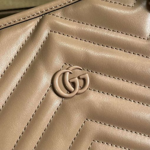 Gucci GG Marmont Large Tote Bag Rose Beige - Image 5