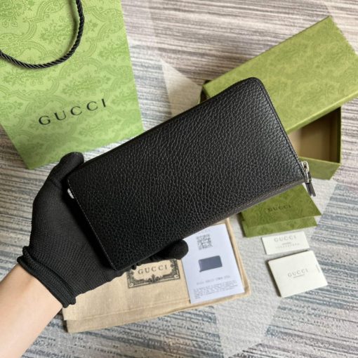 Gucci GG Marmont Leather Zip Around Wallet Black - Image 2