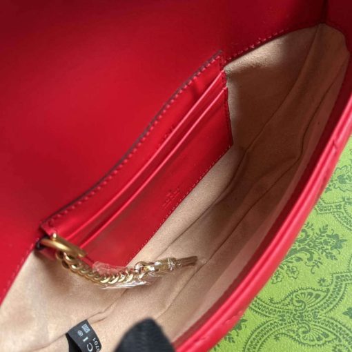 Gucci GG Marmont Matelassé Chain Mini Bag Red - Image 9