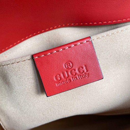 Gucci GG Marmont Matelassé Mini Bag Red - Image 9