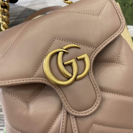 Gucci GG Marmont Mini Backpack Rose - Image 7