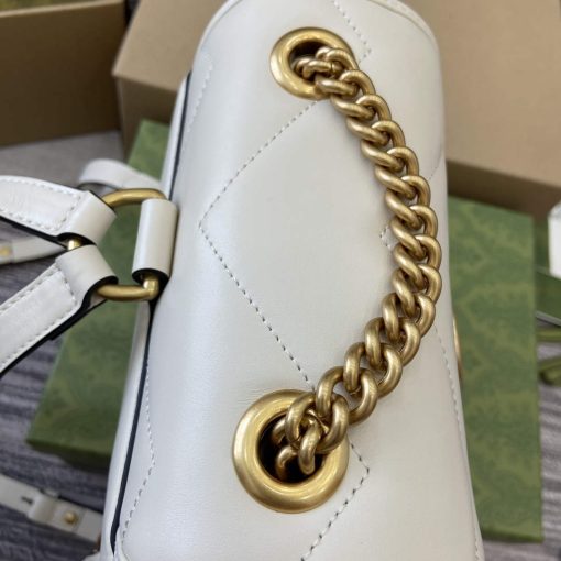 Gucci GG Marmont Mini Backpack White - Image 6