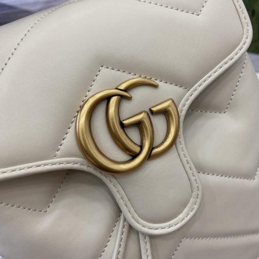 Gucci GG Marmont Mini Backpack White - Image 7