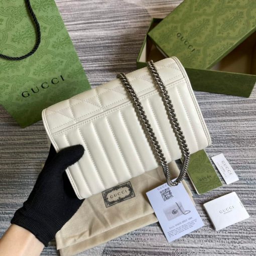 Gucci GG Marmont Mini Bag White - Image 2