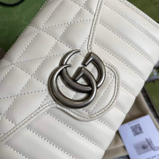 Gucci GG Marmont Mini Bag White - Image 3