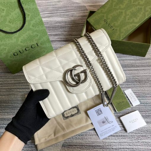 Gucci GG Marmont Mini Bag White