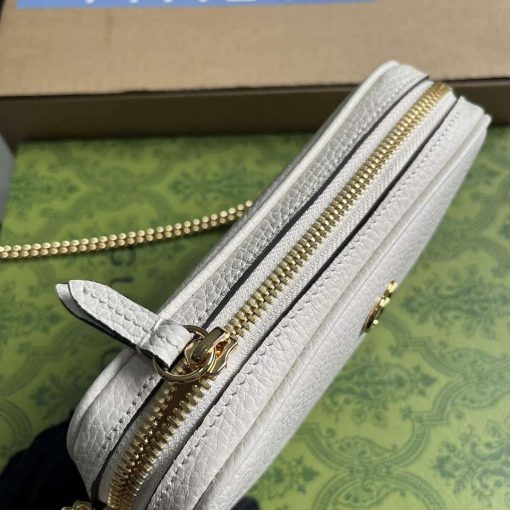 Gucci GG Marmont Mini Shoulder Bag White - Image 6