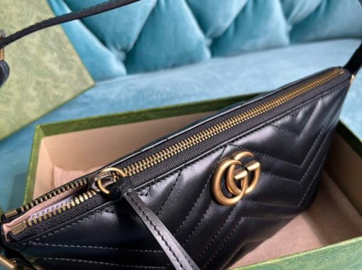 Gucci GG Marmont Shoulder Bag Black - Image 6