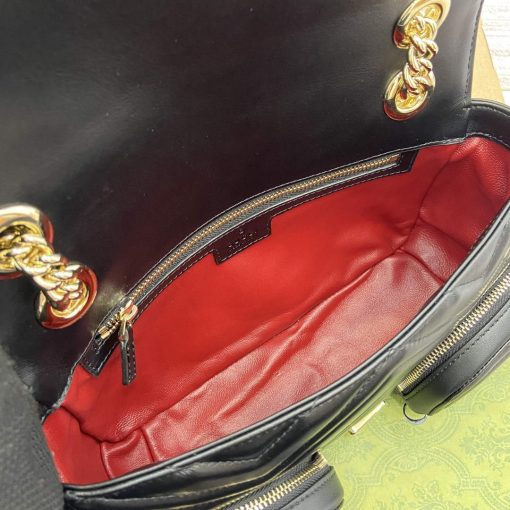 Gucci GG Marmont Small Multi Pocket Bag Black - Image 8