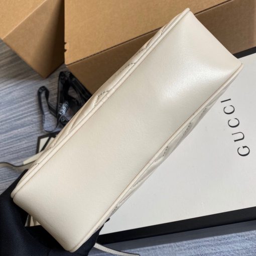 Gucci GG Marmont Small Shoulder Bag White - Image 5