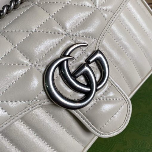 Gucci GG Marmont Small Shoulder Bag White - Image 6