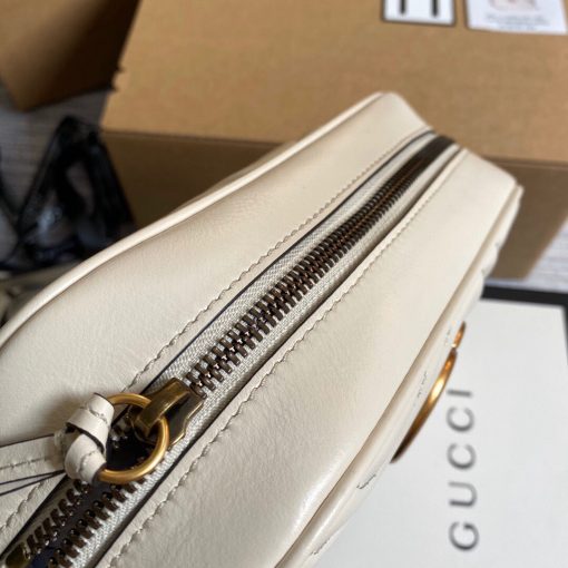 Gucci GG Marmont Small Shoulder Bag White - Image 7