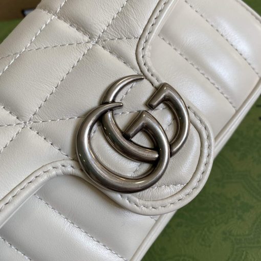 Gucci GG Marmont Super Mini Bag White - Image 5