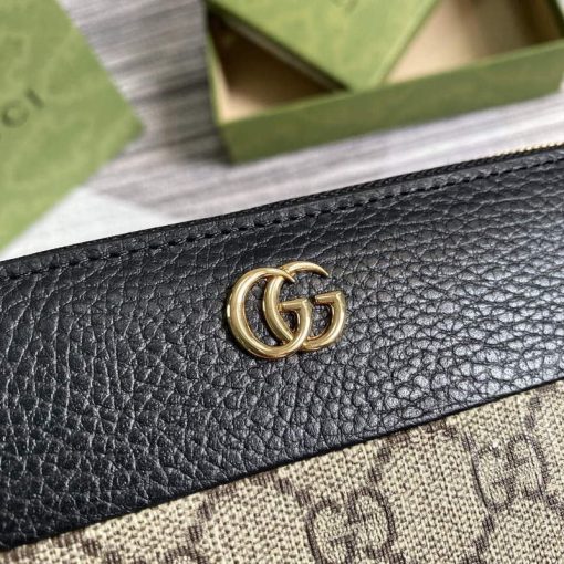 Gucci GG Marmont Zip Around Wallet Black - Image 5